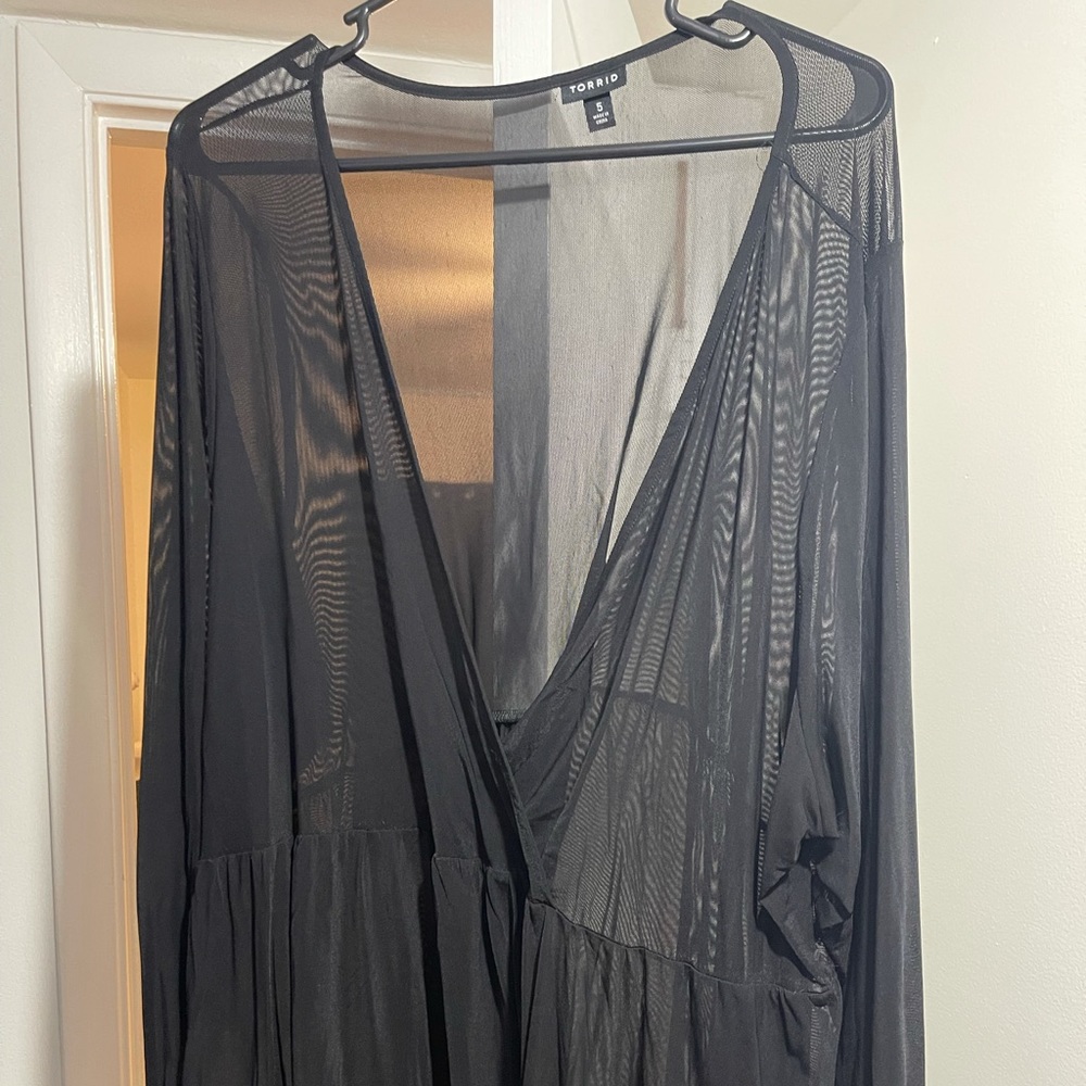 Sheer Torrid Black Top